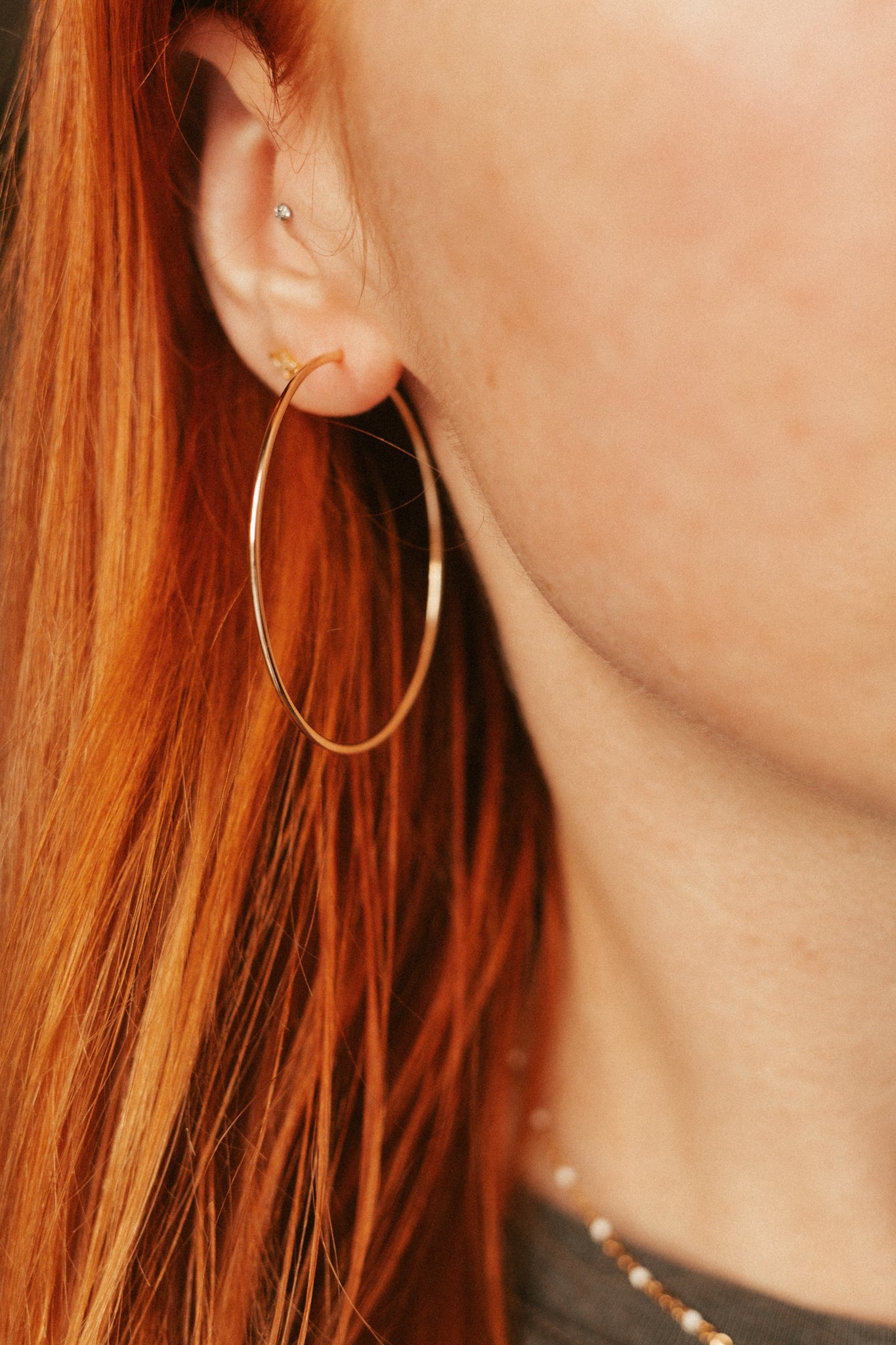 50mm Endless Hoops - .925 Sterling Silver