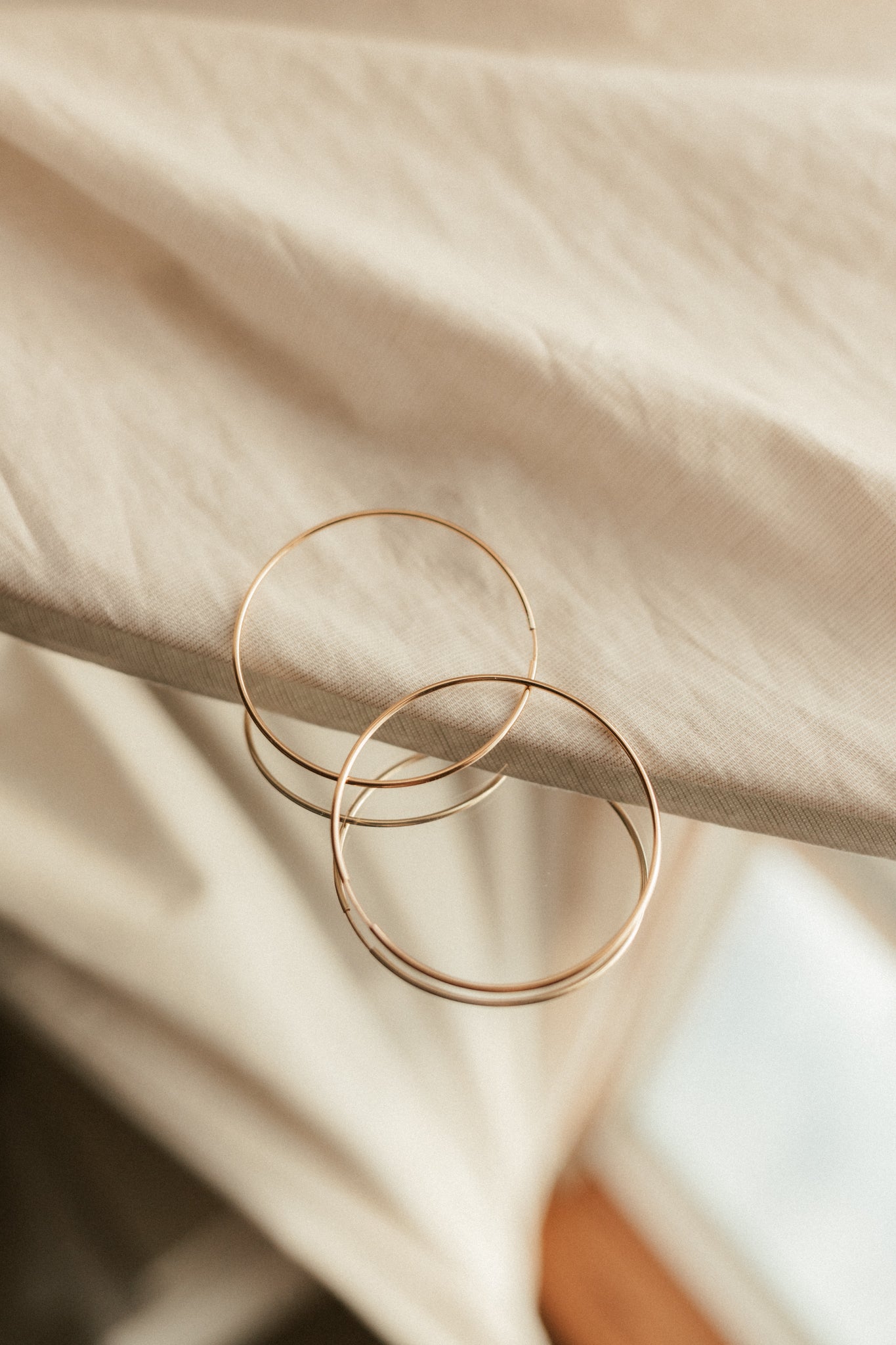 50mm Endless Hoops - .925 Sterling Silver