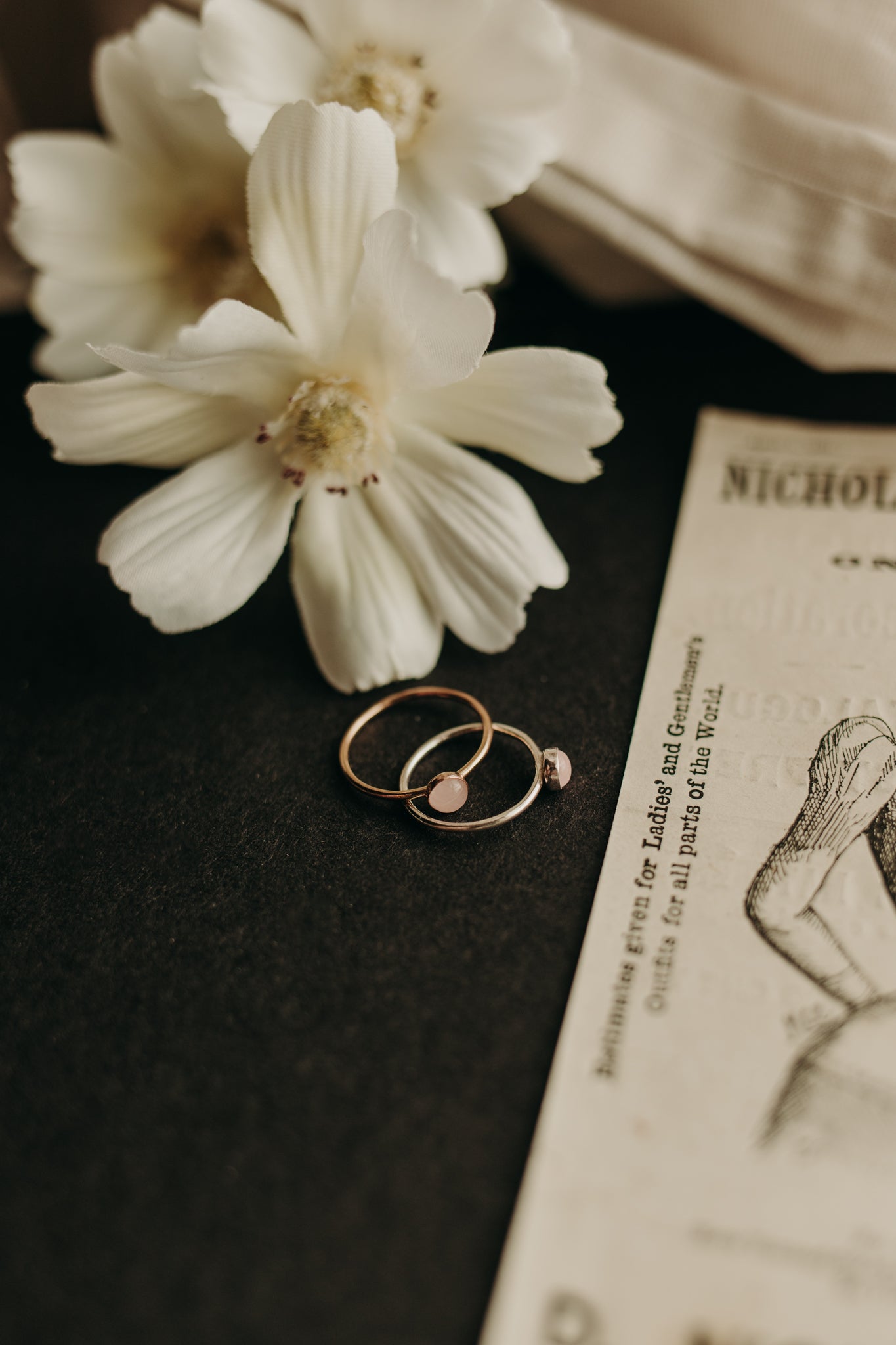 Rose Quartz Gemstone Ring
