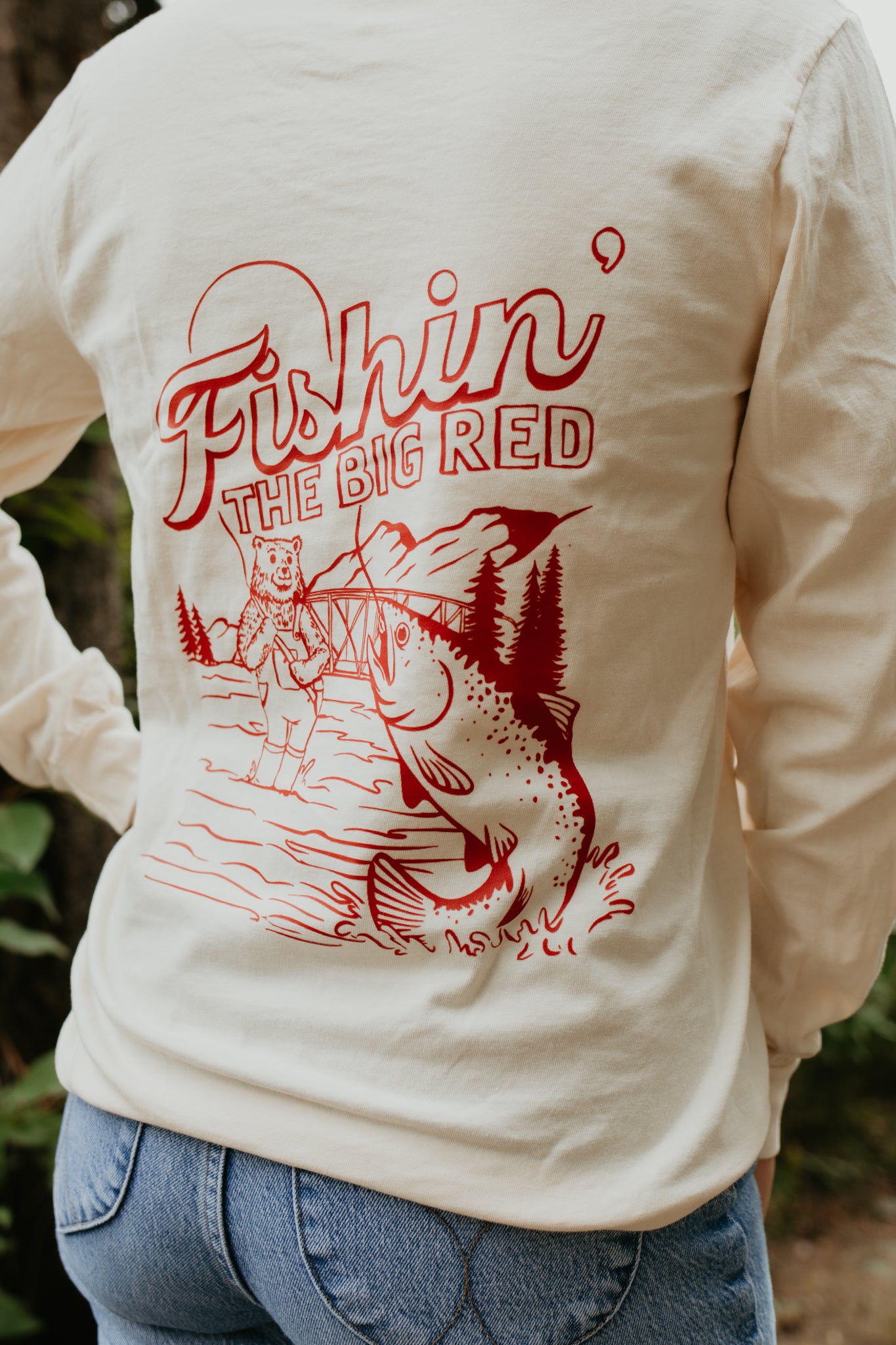 (PRE-ORDER) Fishin' the Big Red Long Sleeve