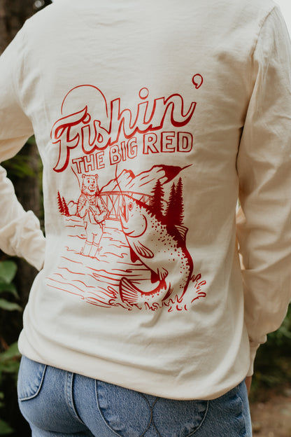 (PRE-ORDER) Fishin' the Big Red Long Sleeve