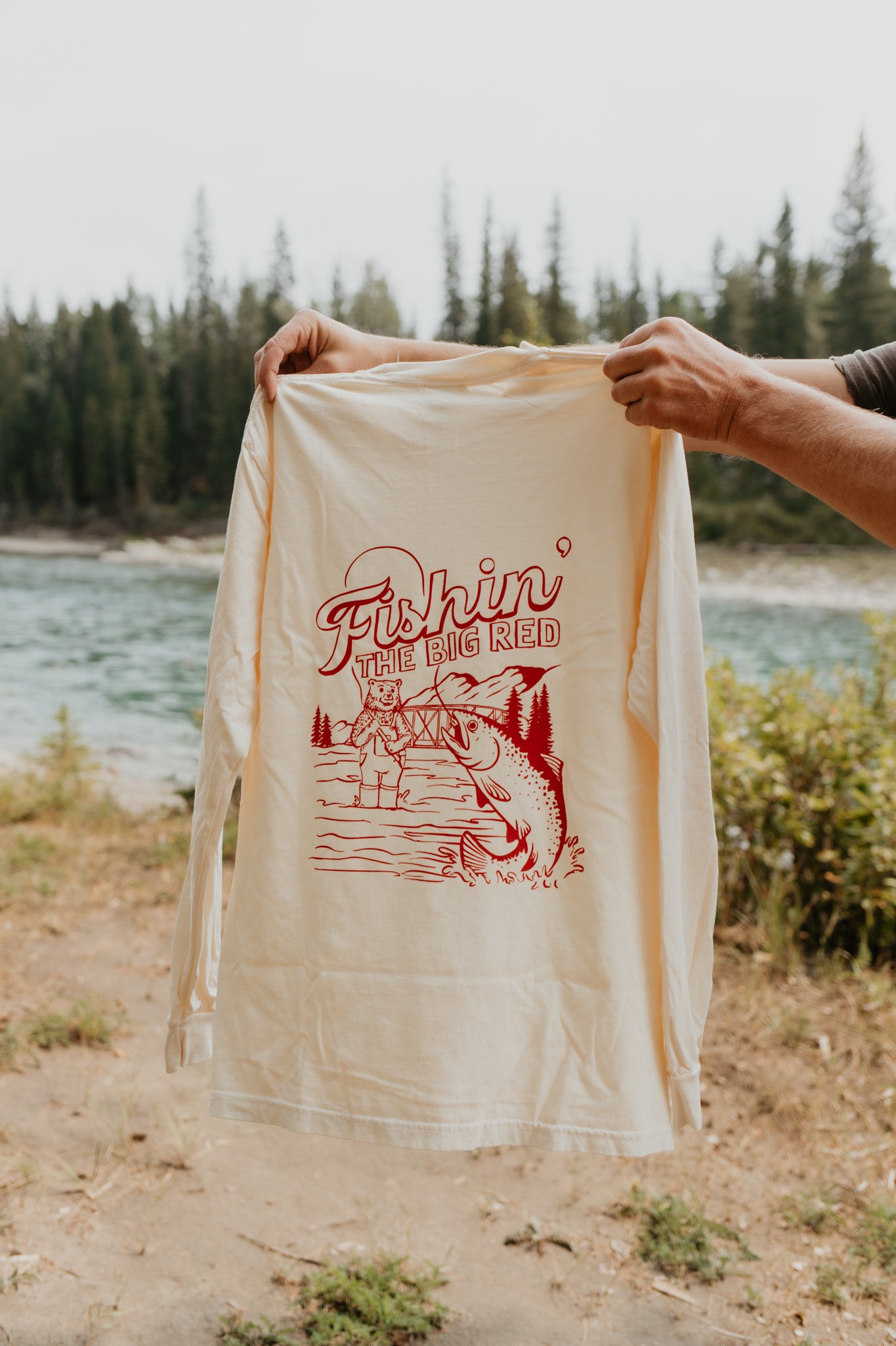 (PRE-ORDER) Fishin' the Big Red Long Sleeve