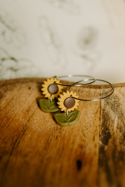 Sunflower Hoops