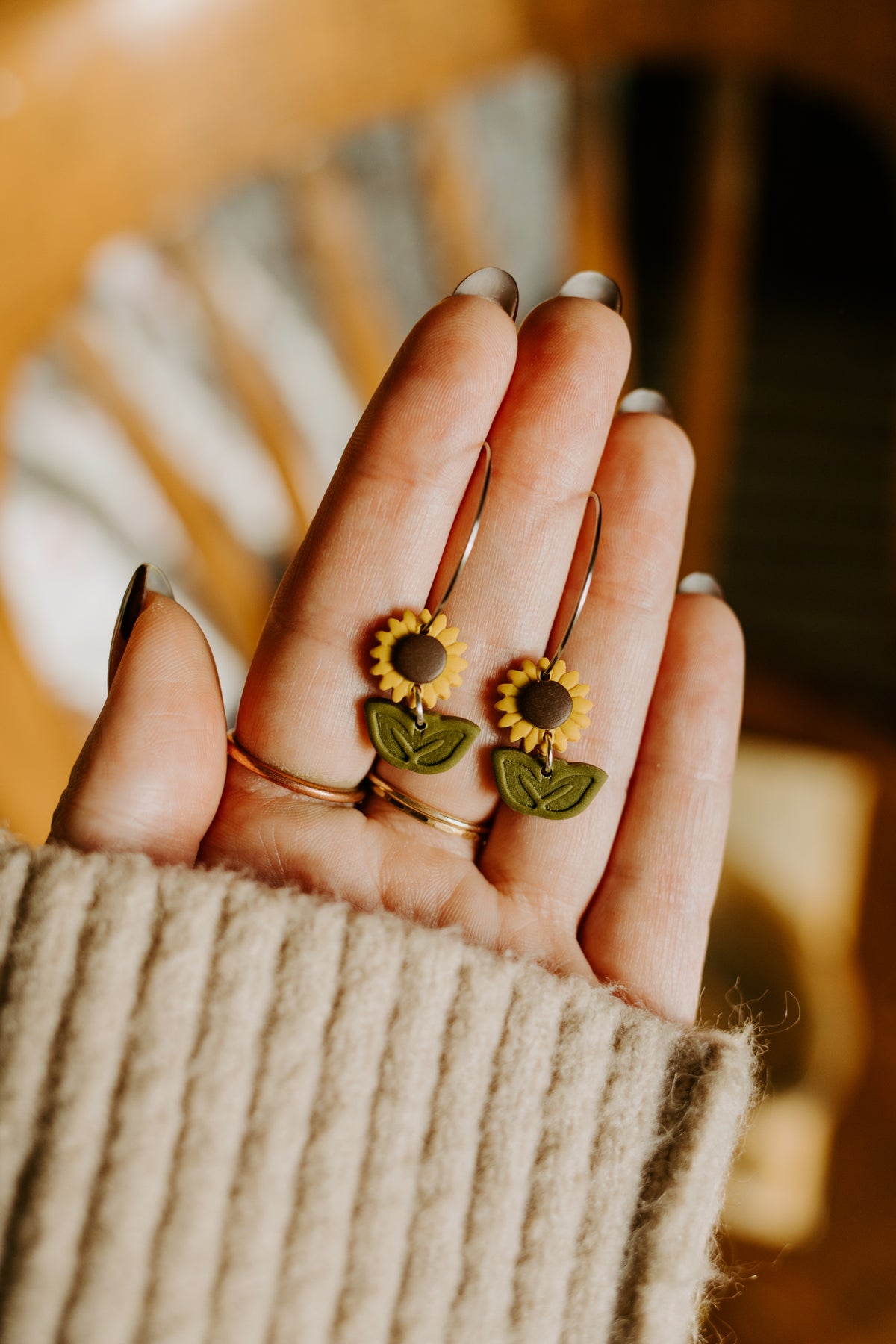 Sunflower Hoops