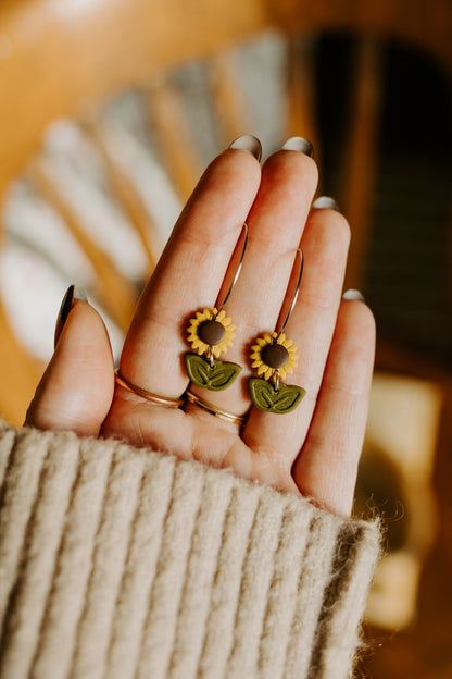 Sunflower Hoops