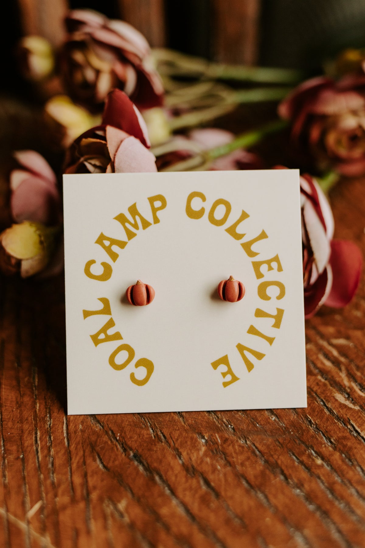 Mini Pumpkin Studs