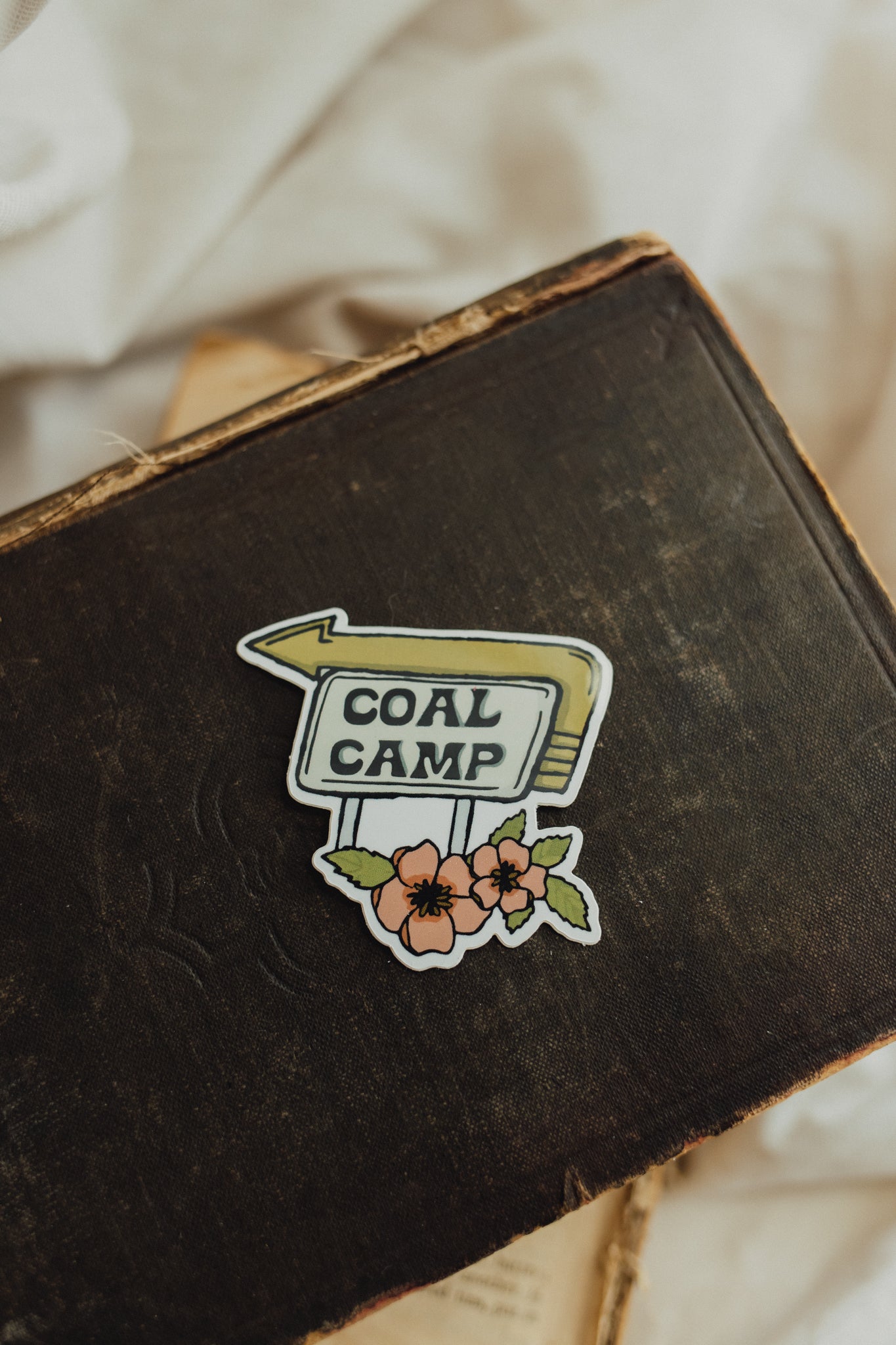 Coal Camp Sign Sticker