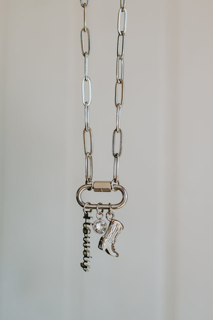 18" Western Carabiner Necklace