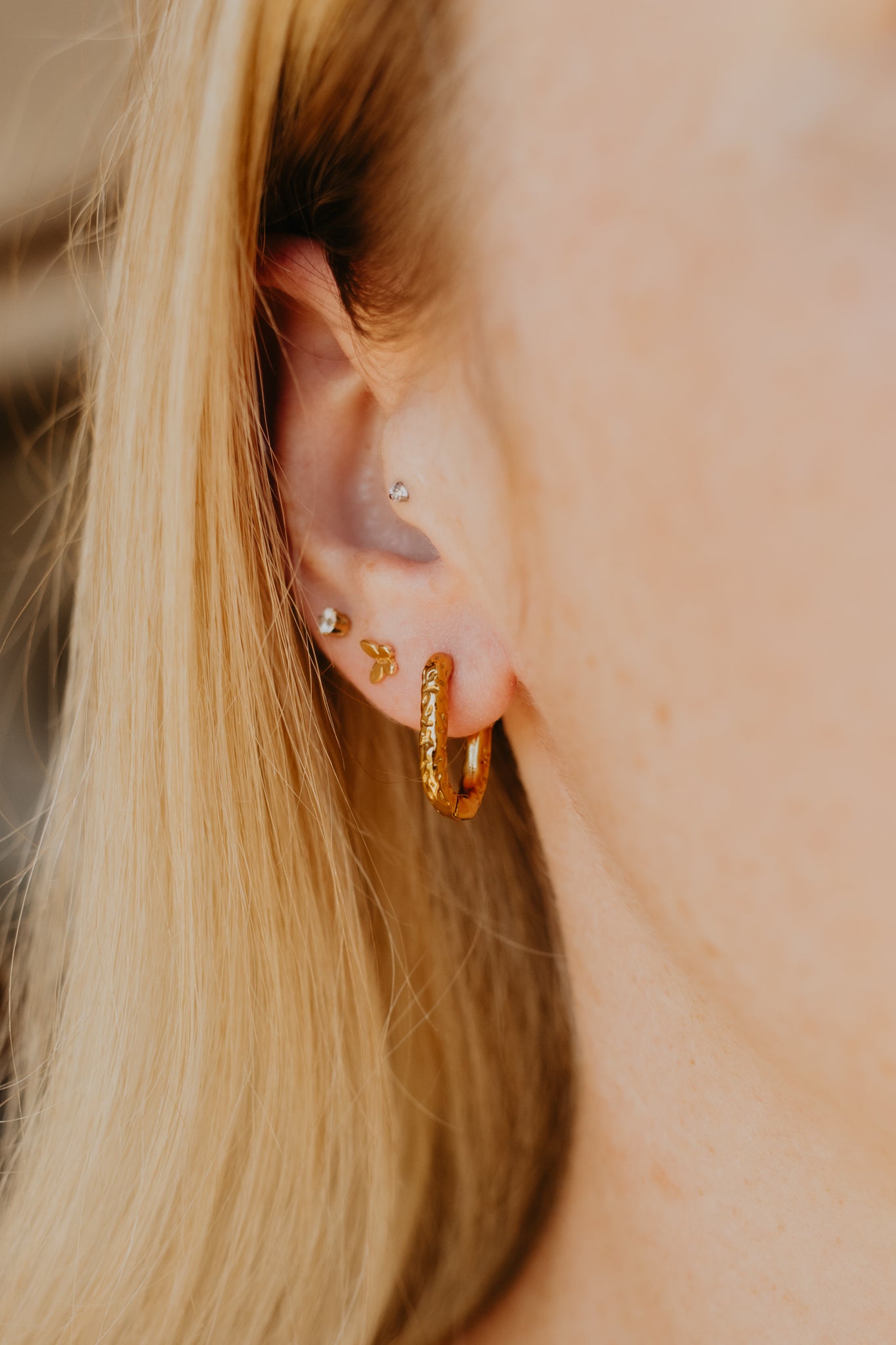 Hammered Hoops