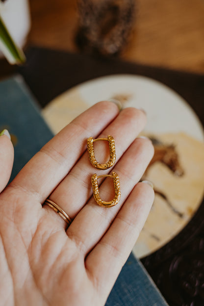 Hammered Hoops