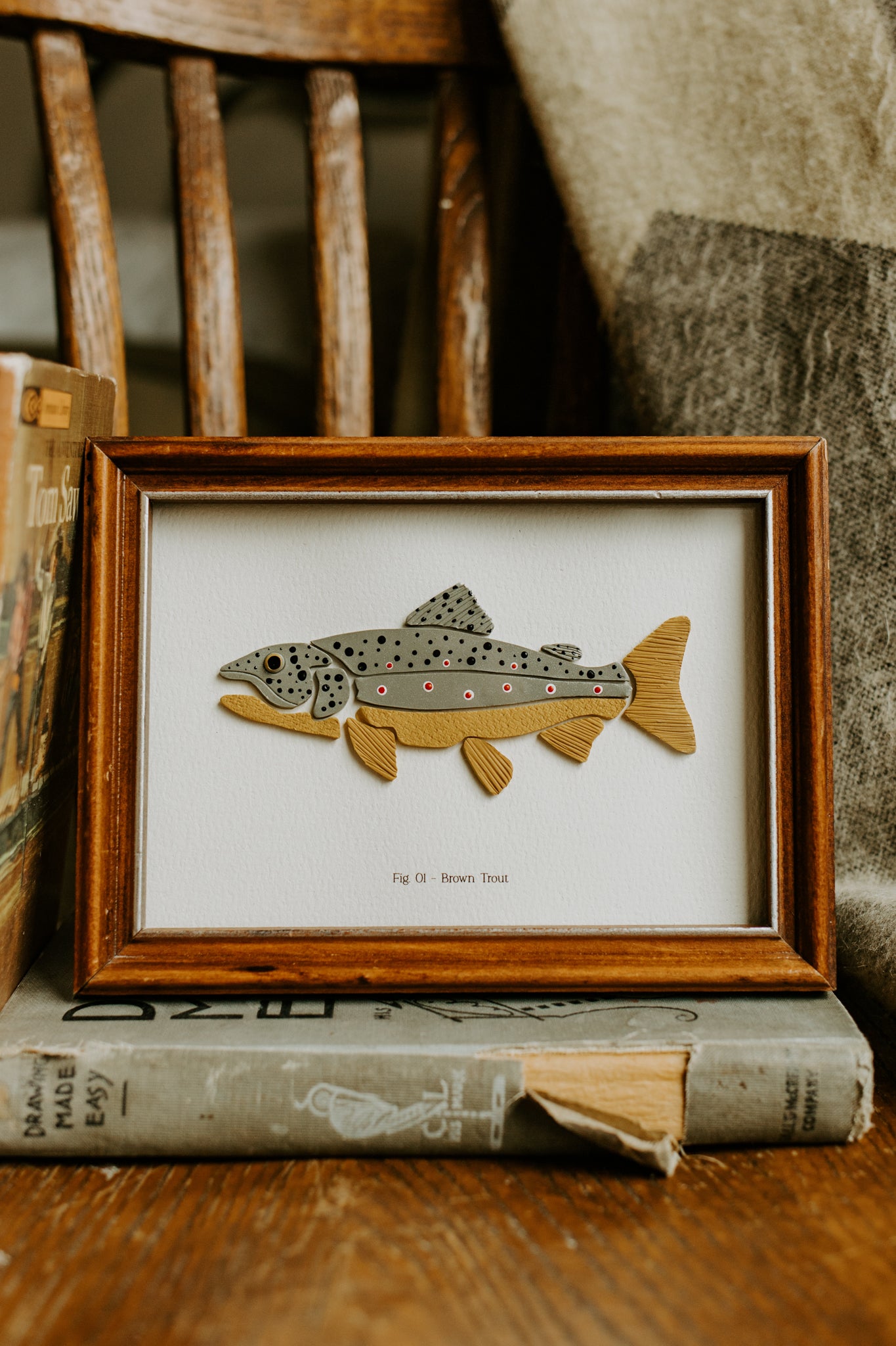 Brown Trout - Framed 5x7