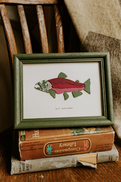 Sockeye Salmon - Framed 5x7