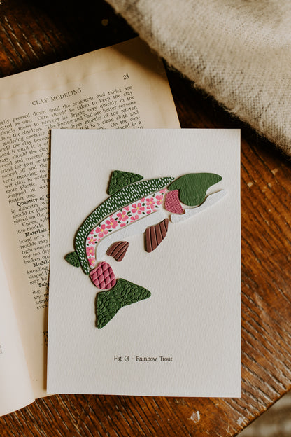 5x7 Unframed Trout (MADE TO ORDER)