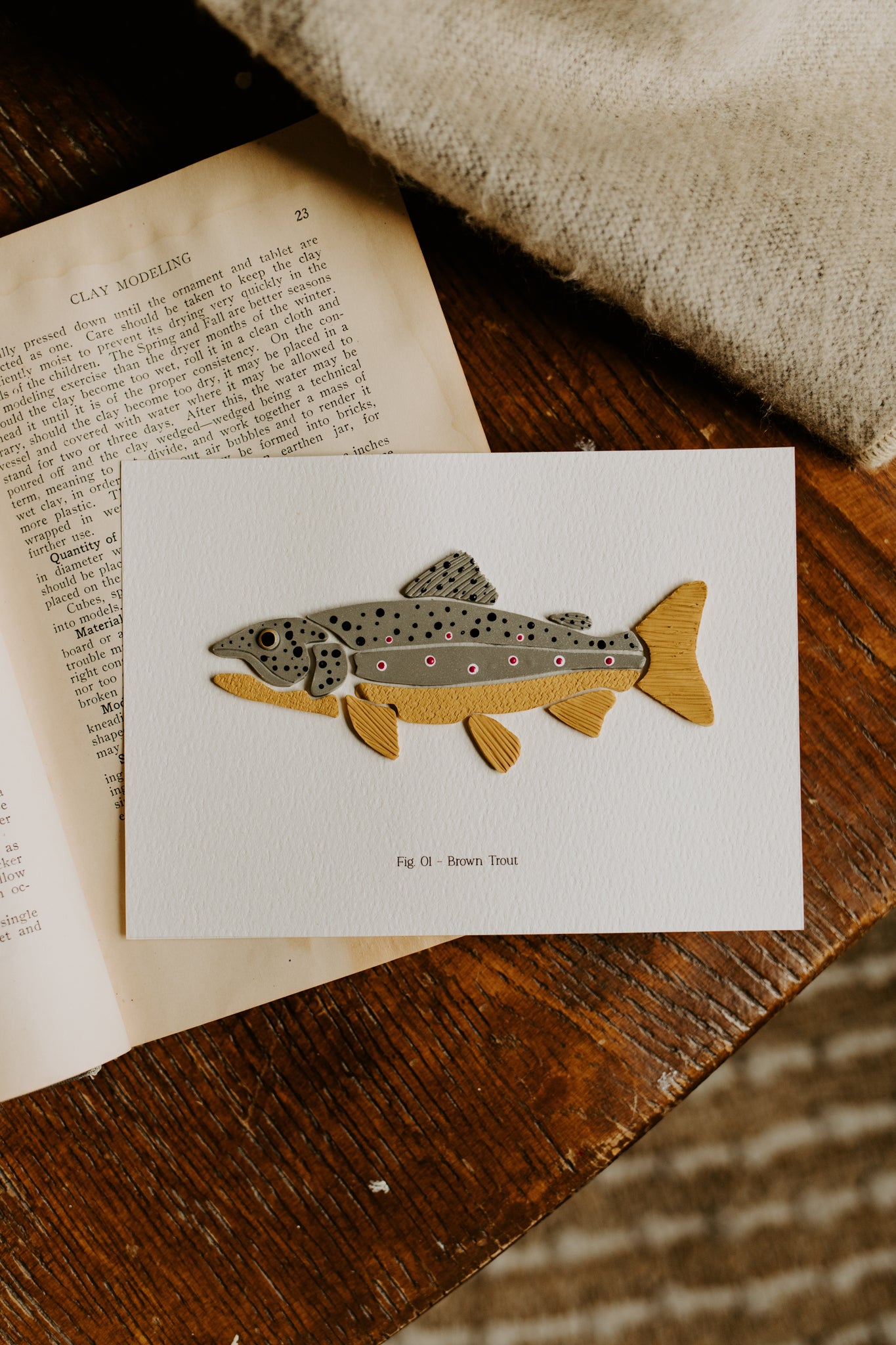 5x7 Unframed Trout (MADE TO ORDER)