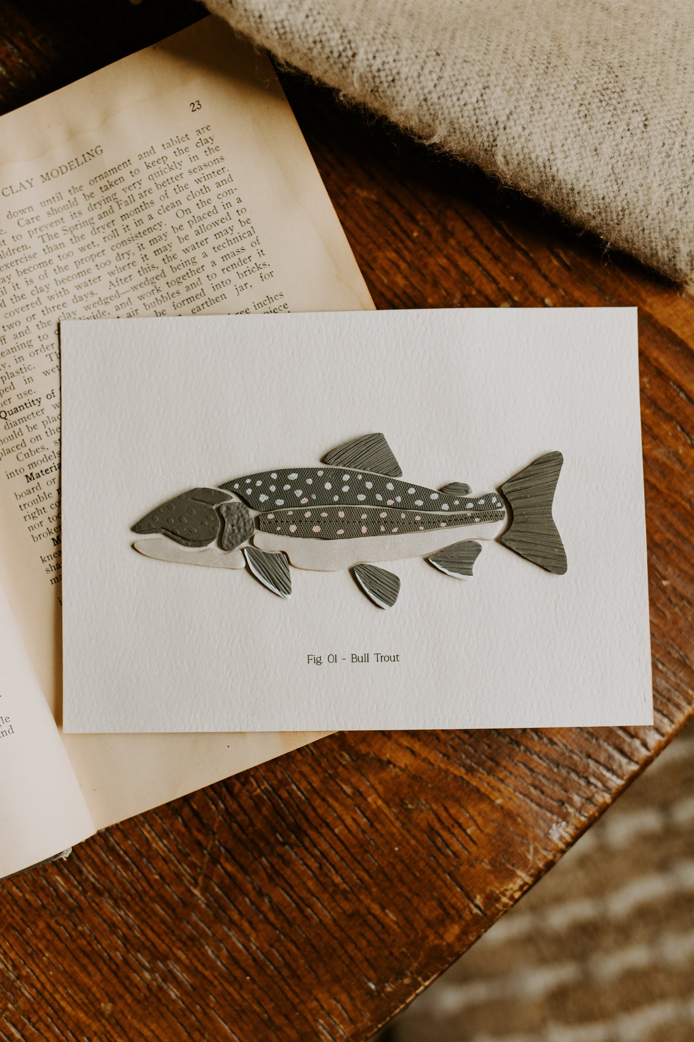 5x7 Unframed Trout (MADE TO ORDER)