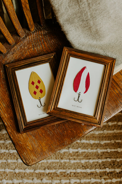 Fishing Lure Study - Set of Two (5x7)