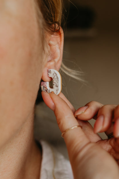 Secret Garden Reversible Hoops