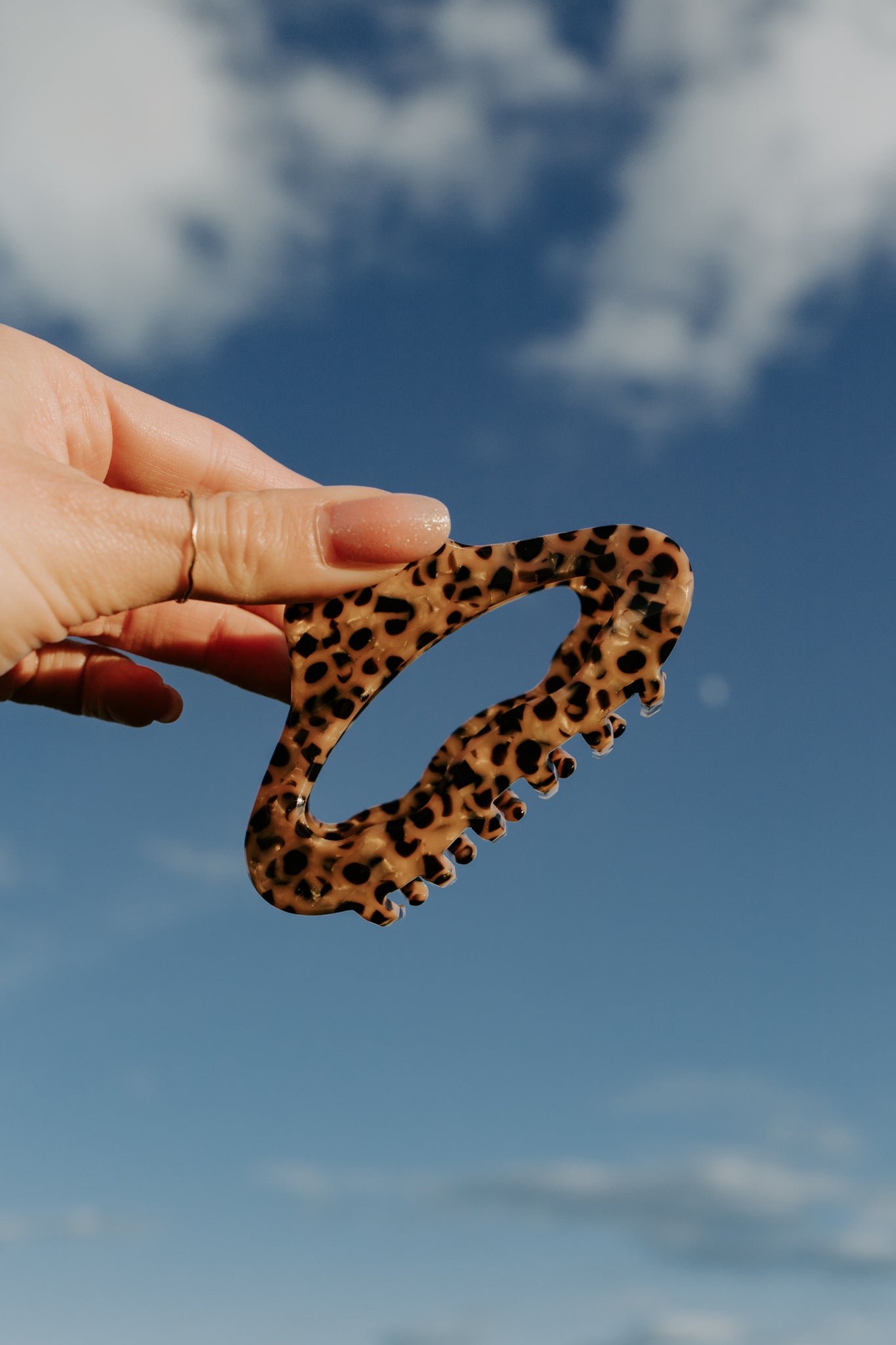 Leopard Spots Claw Clip