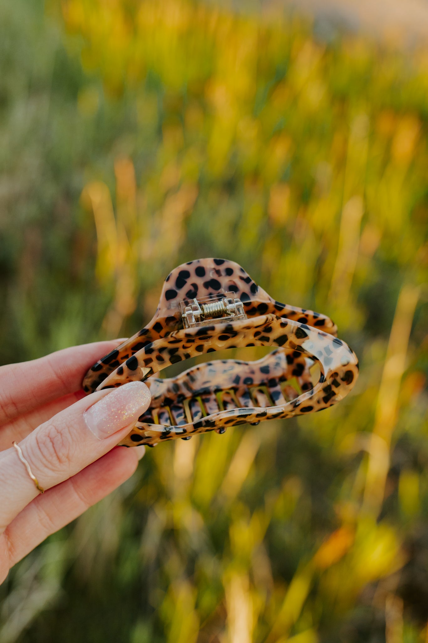Leopard Spots Claw Clip