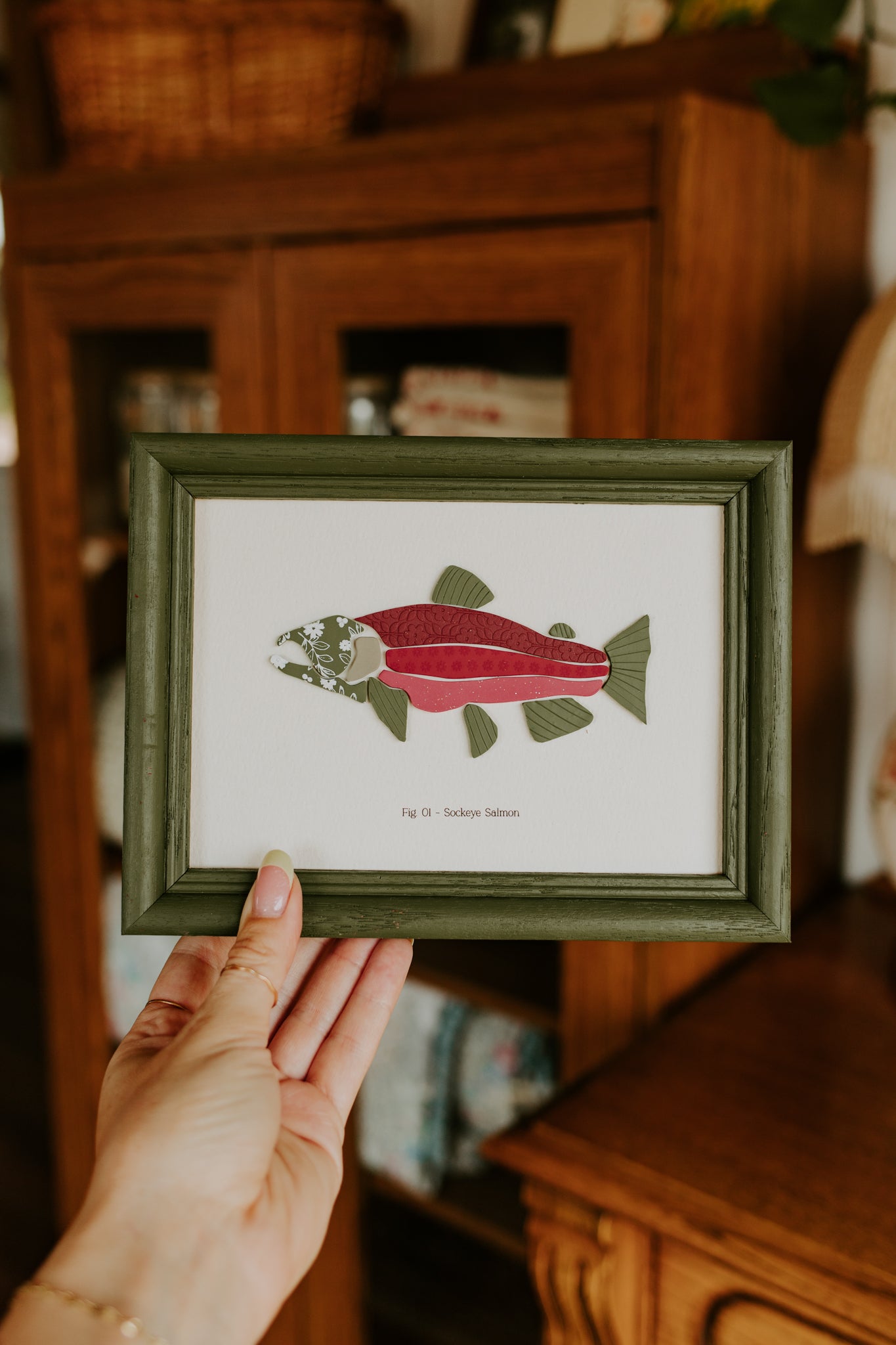 Sockeye Salmon - Framed 5x7